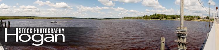 Mullica River From Lower Bank Bridge, Panorama